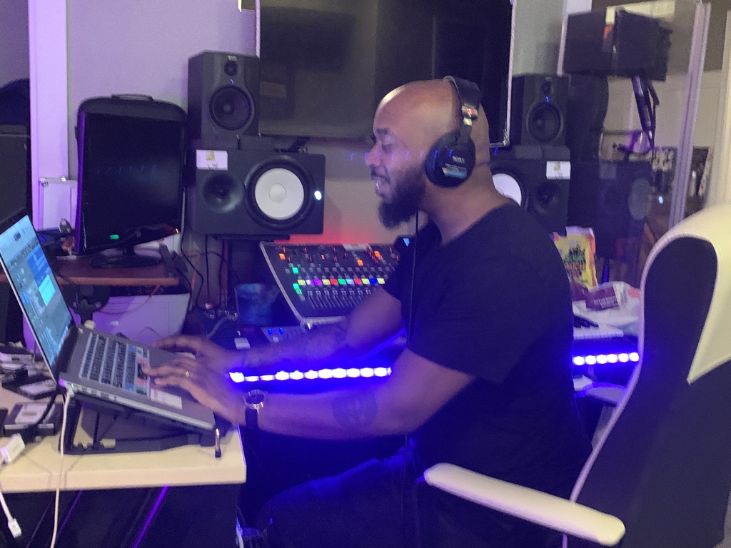 Jon Webb at the production board